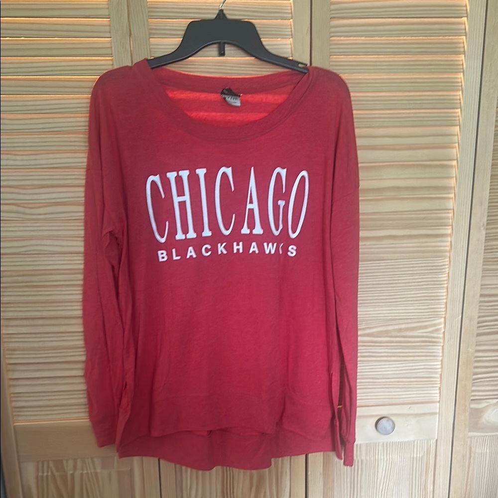 Chicago Blackhawks Women's Red Top
